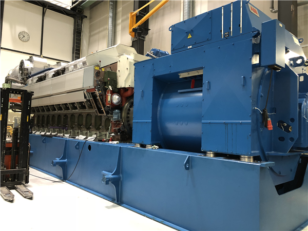 Lot Of (2) Unused Wartsila 20v32ts 10mw Diesel Generators)